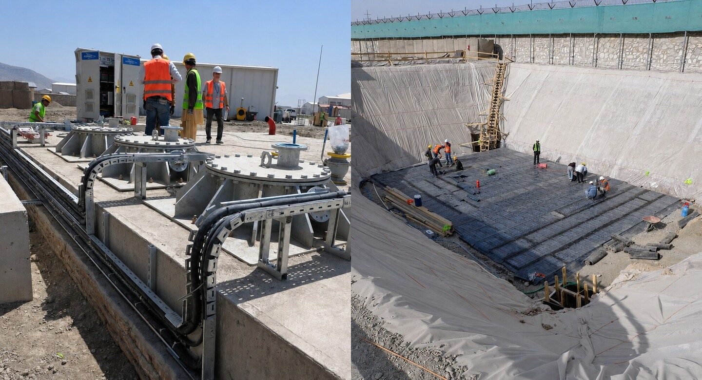 Camp infrastructure expansion and structural works
